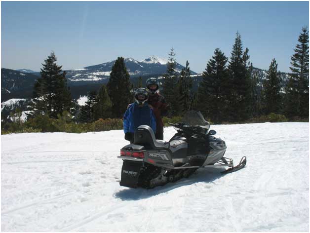 Ash Creek Crater in the Background- Hey, we'll ride over there!