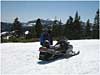 Ash Creek Crater in the Background- Hey, we'll ride over there!