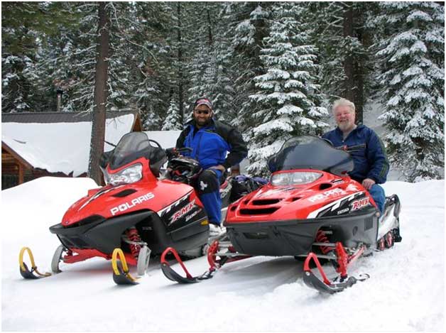 Mike Sponsler of Mt Shasta and his guide Daren .. Mike got a gift certificate from his kid for X mas!Looked like they had fun! 