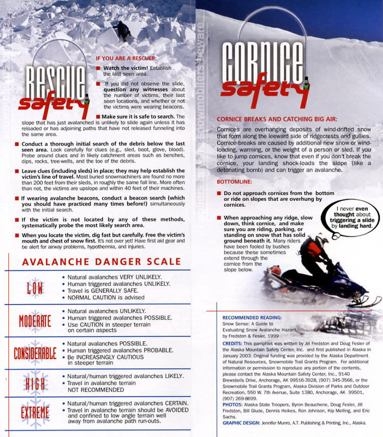 Rescue Safety, Cornice Safety