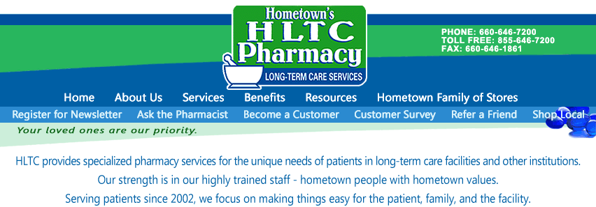 Hometown Long-Term Care Pharmacy Servicing the North Missouri Hometown Regional Area